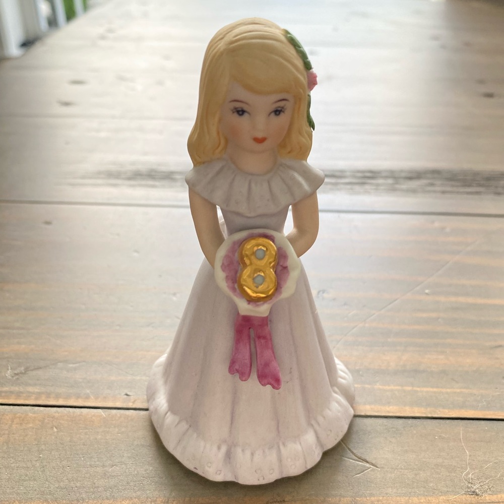 Enesco growing up birthday doll age 8